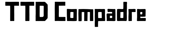 TTD Compadre font preview